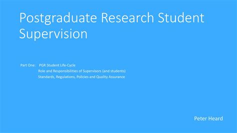 Regulations for Postgraduate Research Students (PGR) working .